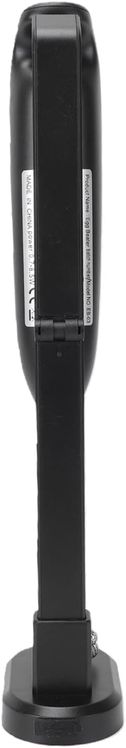 AMONIDA Handheld Milk Frother Wand, Electric Milk Foamer, Cordless USB Rechargeable Drink Mixer with One Button Operation, Ideal for Coffee Hot Chocolate Protein Foam (Black)