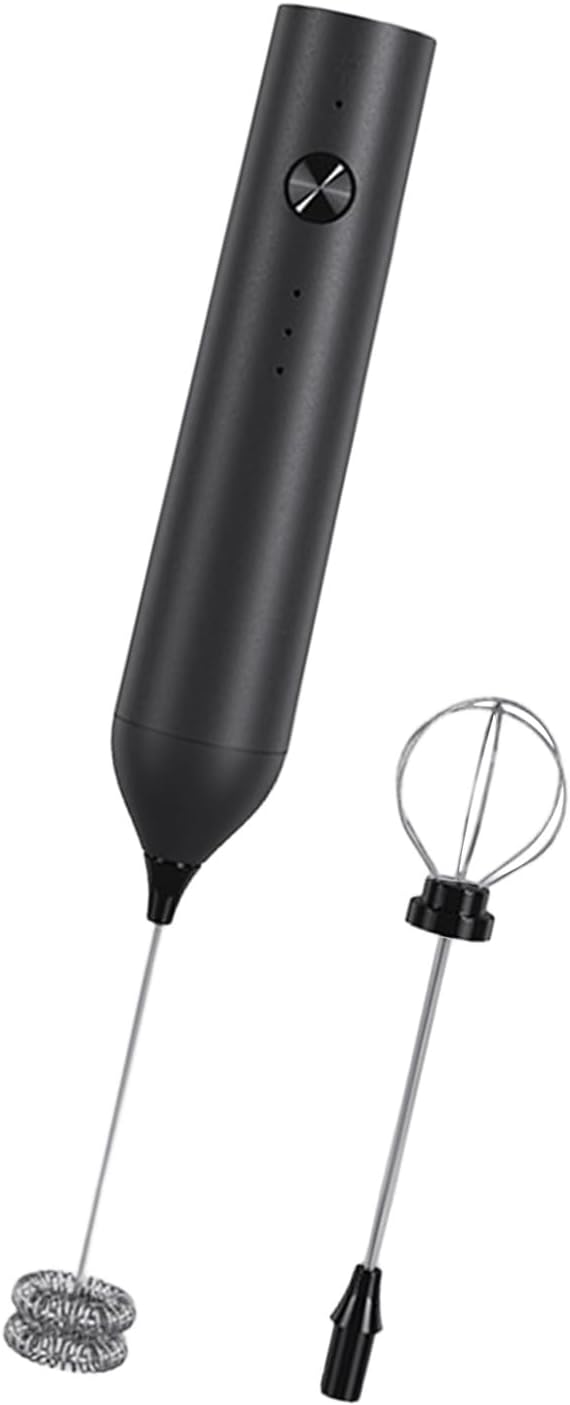 Electric Milk Frother Handheld Whisk Suitable for Coffee and Hot Chocolate with and Ergonomic Grip