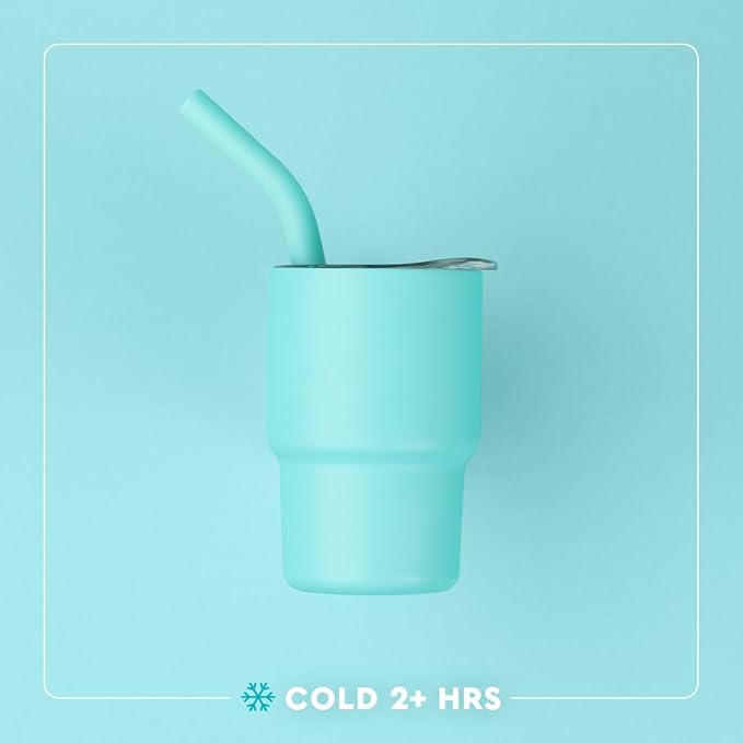 Swig Life Swig Shots Insulated Tumbler 2oz, Stainless Steel Mini Tumbler with Lid and Silicone Straw, Double Wall & Vacuum Sealed, Mini Tumblers for Shots (Hoppy Easter)