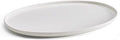 Mikasa Samantha Oval Bone China Lightweight Chip Resisant Serving Tray, 14 Inch, White