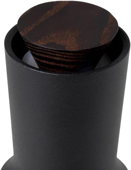 Rosendahl RA Multi Purpose Salt and Pepper Grinder, Black, 7.9"H, Designed by Jesper Vollmer, Gift Box Included