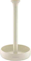 simpletome Paper Towel Holder Countertop Keep It Rolled Up Weighted Base (Matt Cream)