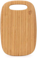 Board Bamboo Cutting Board with Handle Wooden Cutting Board for Kitchen Board Set for Vegetables Meat Cheese Cutting Board for Carving Meat or Vegetables (Carbonized Color M