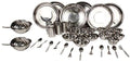 ROYAL SAPPHIRE Stainless Steel Dinnerware Set 40 Pieces, Service for 6