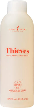 Young Living Thieves Fruit & Veggie Soak, 14.4 fl oz | Natural Home Care Cleanser | Gently Cleansing | Plant-Based | Infused with Water, Decyl Glucoside, Citric Acid, & Sodium Citrate