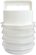 Trenton Gifts 3-in-1 Hamburger Press Patty Maker - Includes Burger Mold, Patty Press, and 4 Storage Containers - The Essential BBQ Tool for Meat and Veggie Patties
