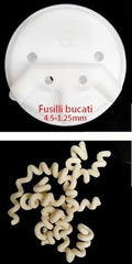 Fusilli Pasta Noodles Shape Disc, Italian Pasta Disc Fit for Philips Automatic Noodle Maker, Disc Compatible with Philips Attachment, Kitchen Appliance (Fusilli Bucati/Small Cavatappi)