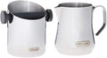 De'Longhi DLSC060 Milk Frothing Jug, 12 oz, Stainless Steel & Knock Box for Coffee & Espresso Grounds, Easy & Mess-Free Disposal of Coffee Puck