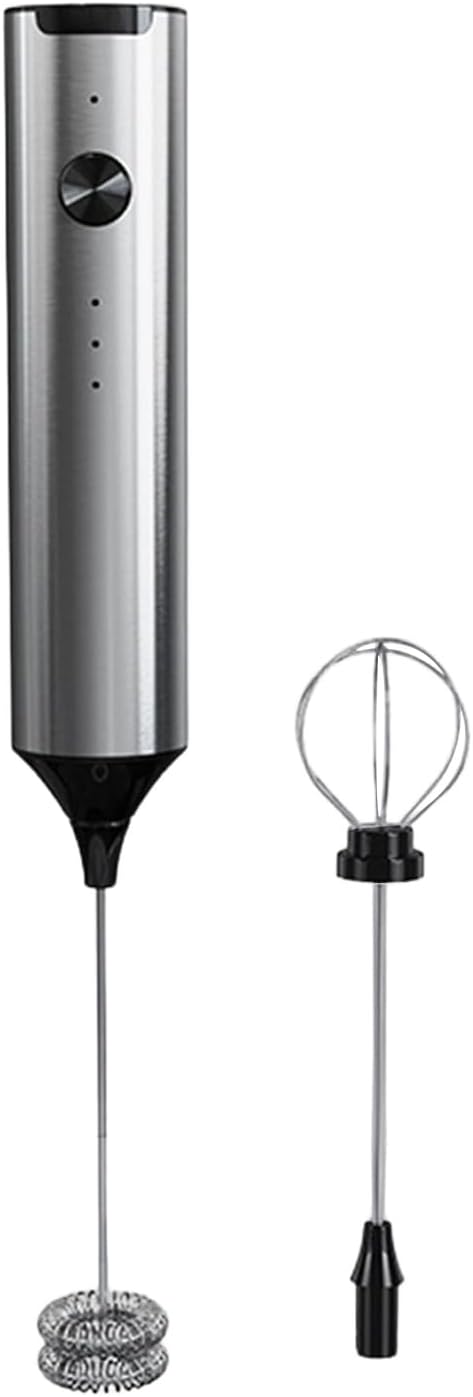 Electric Milk Frother Handheld Whisk Suitable for Coffee and Hot Chocolate with and Ergonomic Grip