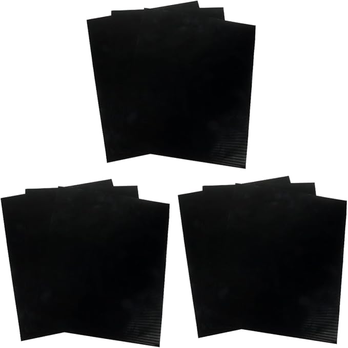 Hemoton 9sheets Non-stick Oven Liners Heat Resistant Baking Mats for Easy Clean-up Reusable and for Electric and Gas Ovens