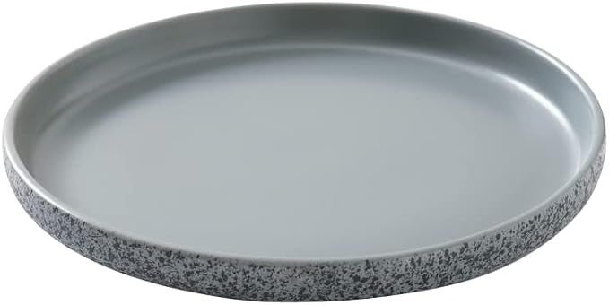 Bestone 16 Piece Round Kitchen Dinnerware Sets,Plates and Bowls sets,Dishes, Dinner Plates, Cereal Bowls Set，Bowls, Mugs, Dish Set，Plates and Bowls,Service for 4, Stoneware Dinnerware,grey matte
