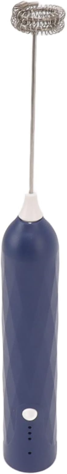Small Household Egg Beater Mini Multifunctional Blender Handheld Electric Stirrer Foam Maker Whisk Cordless Milk Coffee Foamer (Blue)