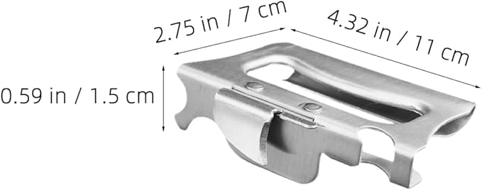 2pcs Stainless Steel Can Opener Ergonomic Handheld Tool for Effortless Lid Removal for Cans and Bottles Compact and Design for Home and Camping Use