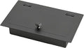 304 Stainless Steel Bin Cover, Countertop Trash can Lid, with a Central Pivot, the Lid can be Lifted, for Kitchen Cabinet, Bar & Bathroom(Gray)