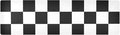 Heat Resistant Table Runner Trivet for Hot Pots and Pans 39 x 12 Inch Long Hot Pad Decorative Table Protector for Kitchen Countertop Checkered Black and White