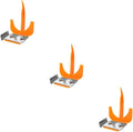 3sets Compact Orange Peeler Tool Replacement Peeling Accessory for Electric Juicer Series Easy to Clean for Home Use Effortless Peel Removal