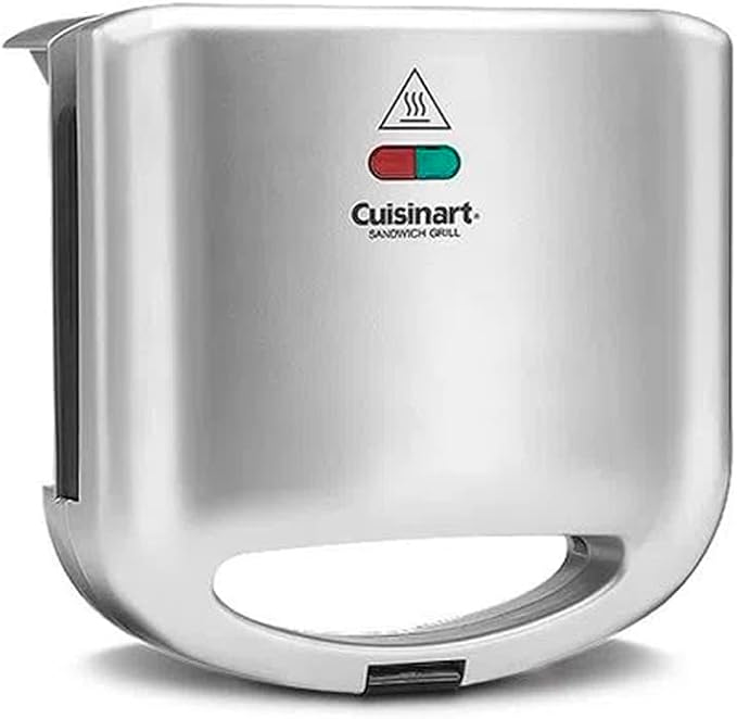 Cuisinart Sandwich Grill, Silver, WM-SW2N1NAS