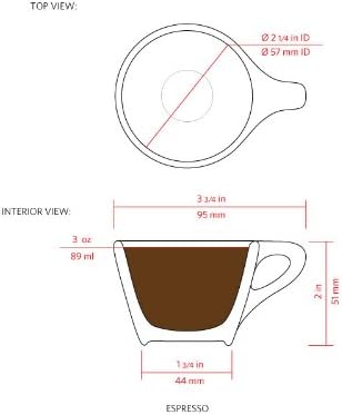 notNeutral LINO Porcelain Cup & Saucer (White) (6, 3 oz)