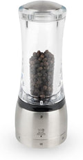 u'Select manual pepper, acrylic and stainless steel, 16 cm