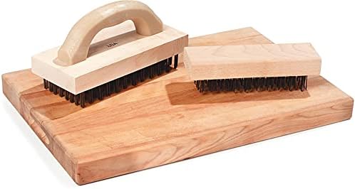 Carlisle FoodService Products 4067600 Ergonomic Steel Butcher Block Scratch Brush, 9-3/8”
