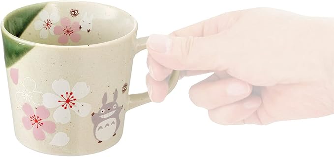 Studio Ghibli - My Neighbor Totoro - Sakura/Cherry Blossom, Skater Traditional Japanese Porcelain Dish Series - Mug