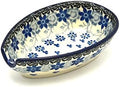 Polish Pottery Spoon Rest - Silver Lace