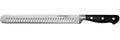 Dexter-Russell 38469, iCut-FORGE® 10" Duo-Edge Slicer, Forged Stainless Steel Blade, Precision Chef’s Slicer for Roasts and Hams, Comfortable Black POM Handle, Commercial-Grade, NSF Certified