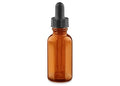 United Scientific™ 1oz (30mL) Leakproof Flint Glass Dropper Bottles, Amber Glass, Pack of 12