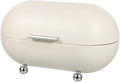 Angoily Metal Bread Box 13X7.5X7.5 Inch Kitchen Countertop Bread Container with Rolling Door Large Storage Organizer for Household Food and Sundries