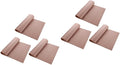 Unomor 6pcs Oven Mat Liner Reusable Non-stick Oven Mat Liner for Bottom Non Stick Heat Resistant Easy to Clean Brown