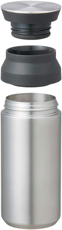 Kinto 20931 Travel Tumbler, 11.8 fl oz (350 ml), Stainless Steel, Vacuum Double Wall Construction, Heat and Cold Retention