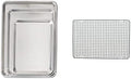 Nordic Ware 3 Piece Baker's Delight Set (1 Pack, Aluminum) and Nordic Ware Nonstick Baking & Cooling Grid (Steel)