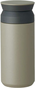 Kinto 20934 Travel Tumbler, 11.8 fl oz (350 ml), Khaki, Double Wall Vacuum Construction, Heat and Cold Retention