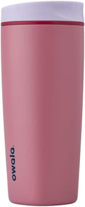 Owala SmoothSip Slider Insulated Stainless Steel Coffee Tumbler, Reusable Iced Coffee Cup, Hot Coffee Travel Mug, BPA Free 20 oz, Purple/Pink (Crochet Queen) (Pack of 8)