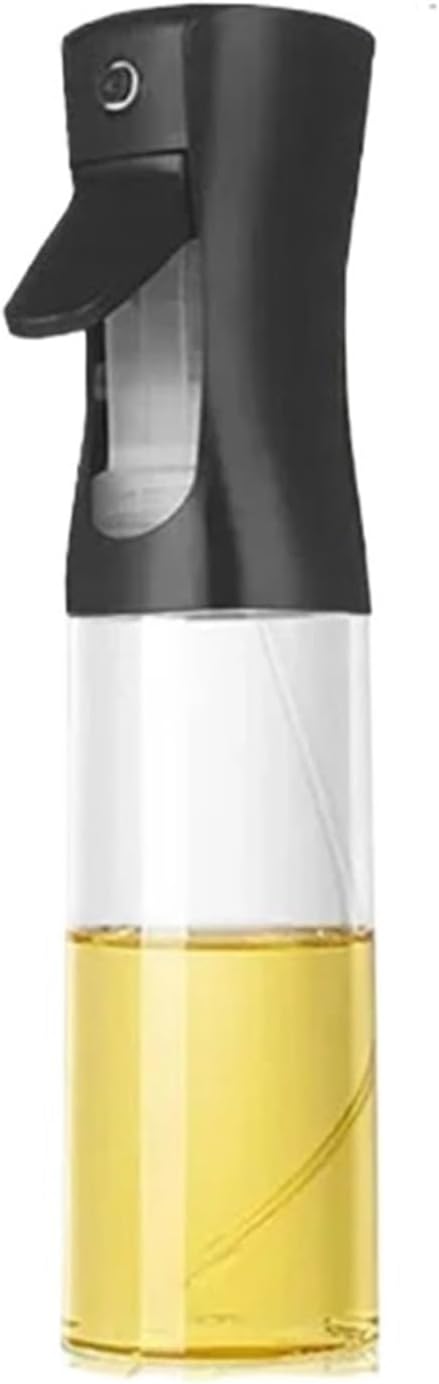 Oil Sprayer, 2PCS 200/300/500ml Oil Sprayer Bottle Kitchen Cooking Dispenser Fitness Fat Loss Camping BBQ Vinegar Sauce,for Kitchen, Air Fryer(500ml black)