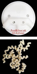 Fusilli Pasta Noodles Shape Disc, Italian Pasta Disc Fit for Philips Automatic Noodle Maker, Disc Compatible with Philips Attachment, Kitchen Appliance (Fusilli Quarati 5-2mm)