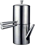 Ilsa Stainless Steel Neapolitan Drip Coffee Maker with Spout, 9 Cup