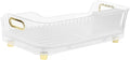GALPADA Dish Drying Rack Over Sink Tableware Drainer Holder Plastic Kitchen Dish Drainer with Plate and Bowl Storage for Countertop Organization