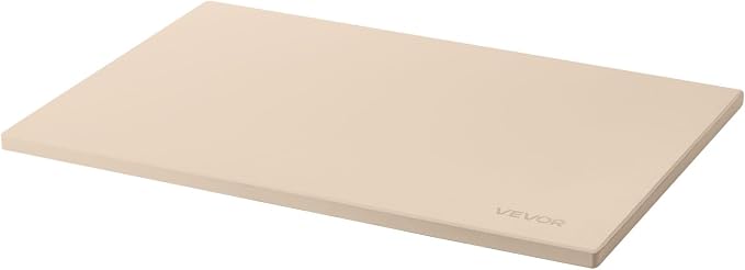 VEVOR Pizza Stone, 20 x 14 x 0.67 in Rectangular Pizza Stone, Extra Large Baking-Stone with Scraper, 1450℉ Heat-Resistant Cordierite, for Oven, BBQ Griller, Baking Bread & Pizza