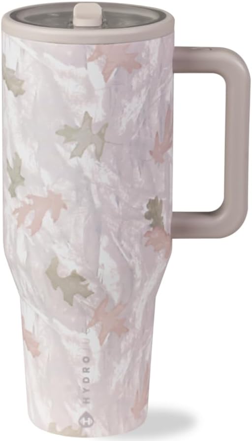 HydroJug Traveler 32oz, Insulated Tumbler with Handle & Straw, Camo