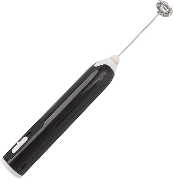 Electric Milk Frother, Handheld Milk Steaming Frother, Rechargeable Egg Beater, Foam Maker for Coffee Cappuccino Latte Matcha Milk