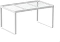 Kitchen Cabinet Storage Shelf Stackable Wire Spice Rack Organizer Heavy Duty Space Saver for Bathroom Bedroom Closet Laundry Room Office Countertop - White, Pack 1