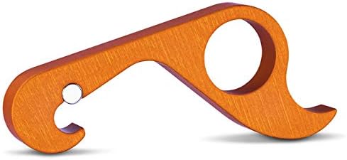 GrabOpener One-handed Bottle Opener in Liquid Orange