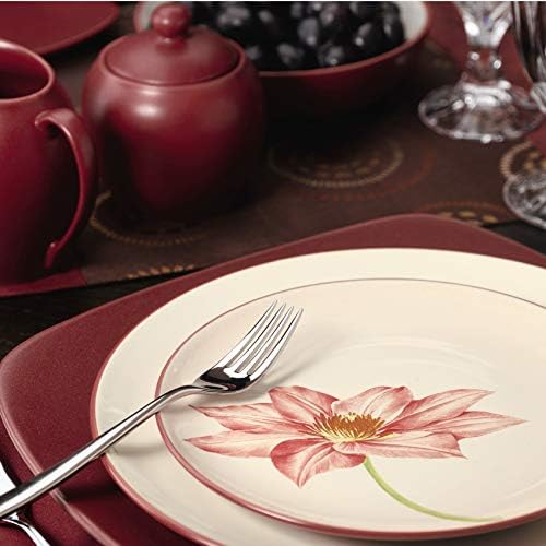 Noritake Colorwave Raspberry 4-Piece Square Place Setting, Service for 1