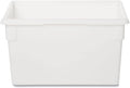 Rubbermaid Commercial Products Food Storage Box/Tote for Restaurant/Kitchen/Cafeteria, 21.5 Gallon, White