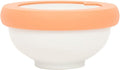 Food Huggers Replacement Lids for Glass Storage Containers | Silicone & Glass Lids that Don’t Crack | Fits Most Round Container Brands & Bowls | 100% Plastic Free (1 Lid (Small), Terracotta)