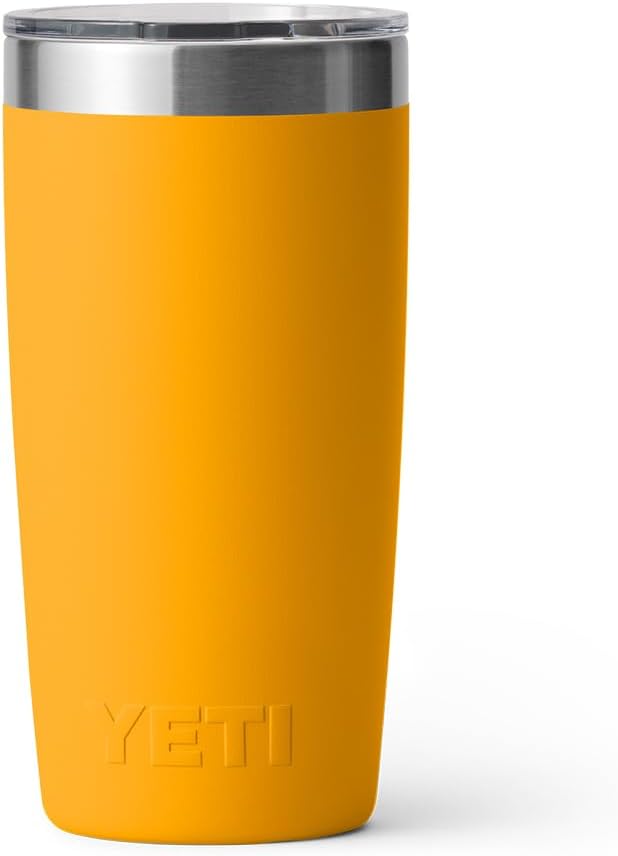 YETI Rambler 10 oz Tumbler, Stainless Steel, Vacuum Insulated with MagSlider Lid, Beekeeper