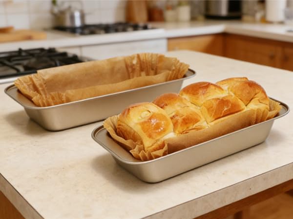 Loaf Pan Liners,360Pcs Parchment Paper Liners for Baking Bread 9x5 Inch,Non-Stick Parchment Bread Liners, Disposable Pan Liners for Baking