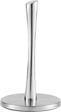 Paper Towel Holder countertop, Free-Standing Kitchen roll Holder for Kitchen Bathroom, Paper Towel Holder Stand Dispenser with Stainless Base Fits Standard (Silver)