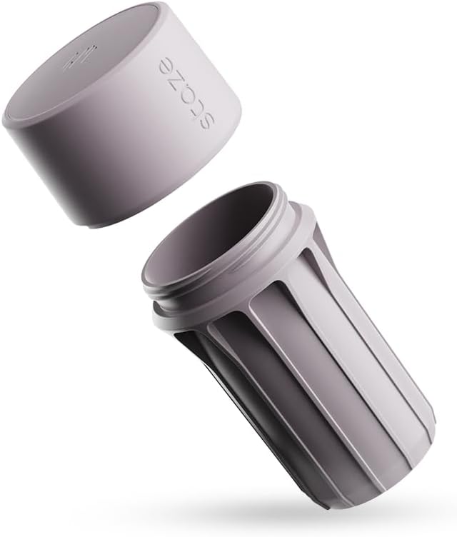 Staze Air Tight Smell Proof Container (148ml) - Vacuum Seal Jar, Waterproof Food Storage Canister, Portable Small Smell Proof Jar for Coffee, Herb, Spice & Gummies - (SHROOM)